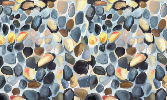 Abstract Watercolour Rocks Wall Murals