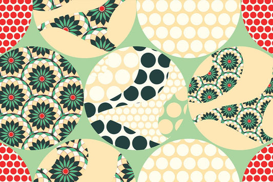 Kaleidoscope Circles Wall Murals