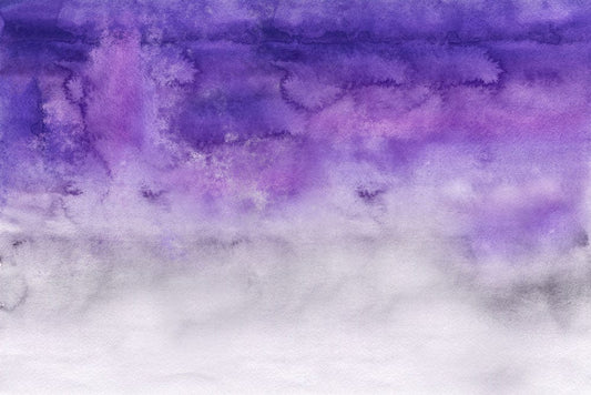 Abstract Watercolor Purple Wall Murals