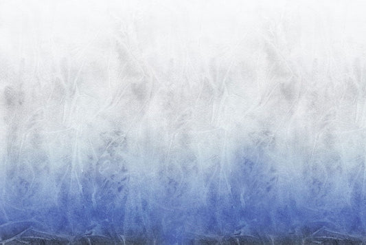 Ombre Watercolor Blue Wall Murals