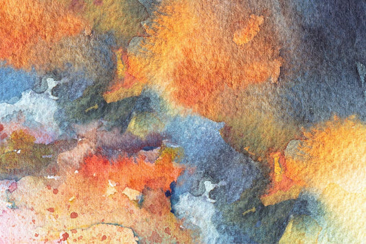 Mixed Watercolor Bang Wall Murals
