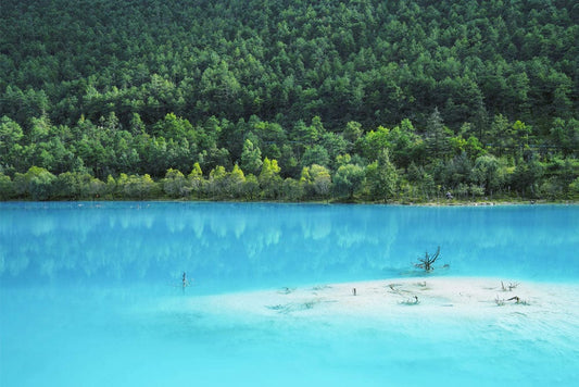 Heavenly Lake Landscape Wall Murals