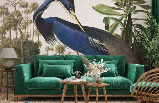 Blue Heron Wall Murals