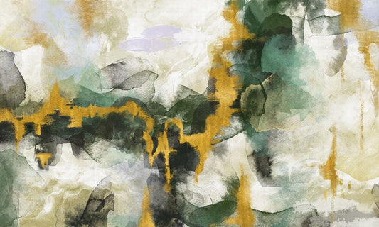 Abstract Watercolour Wall Murals