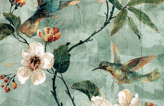 Bird and Floral Wall Murals