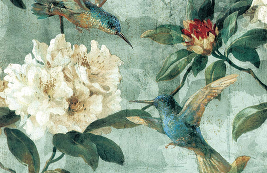 Floral Bird Art Wall Murals