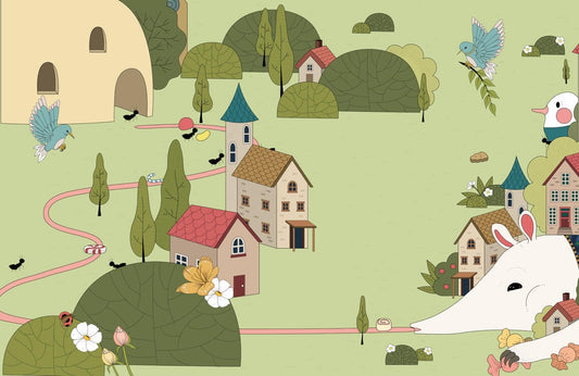 Animal Homes Wall Murals