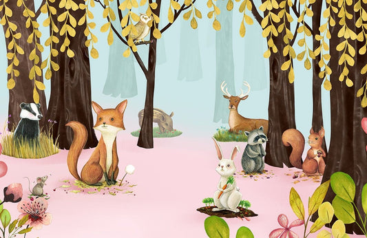 Animal Homes Wall Murals