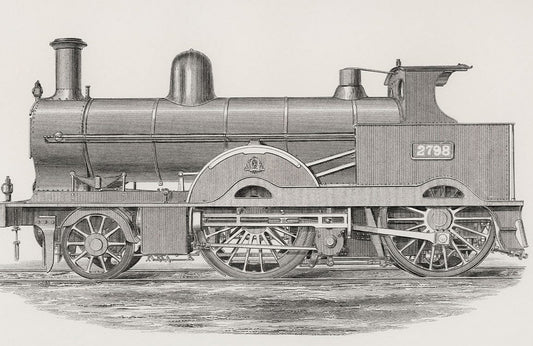 Antique Train Wall Murals