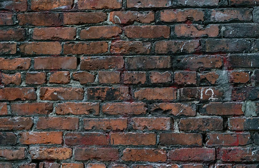 Bare Corroded Brick Wall Murals