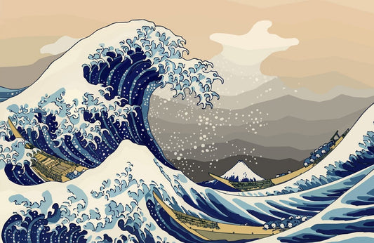 The Great Wave of Kanagawa Wall Murals