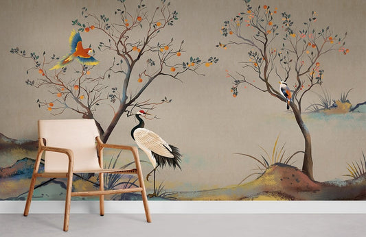 Vintage Trees Wall Murals