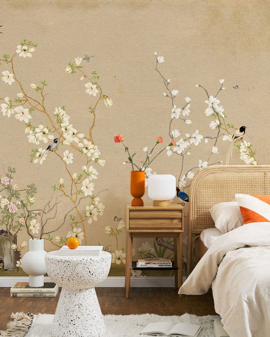 Birds & Blossoms Wall Murals