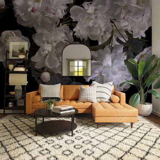 Bloom in Dark Wall Murals