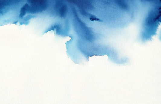 Blue Ink Wall Murals