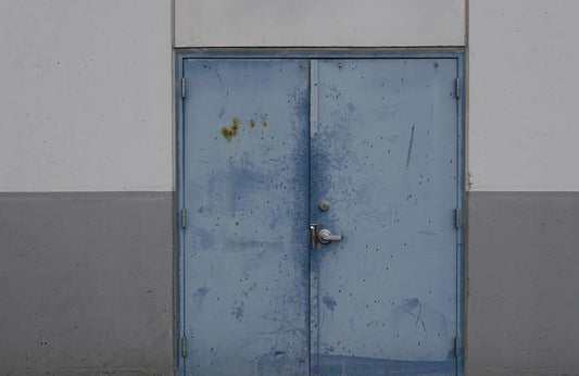 Blue Iron Gate Wall Murals