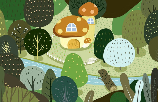 Cartoon Trees Wall Murals
