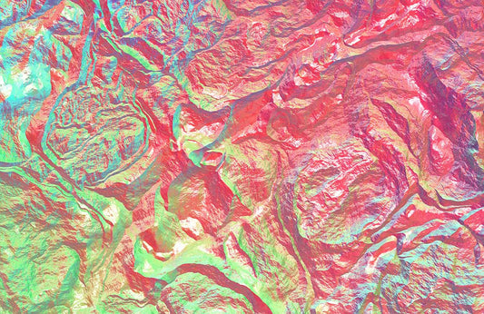 Colorful Pink Mineral Wall Murals