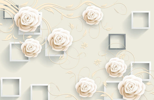 Champagne Rose Wall Murals