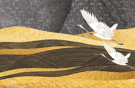 Fairy Crane Wall Murals
