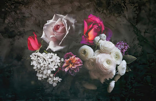 Flower Cluster Wall Murals