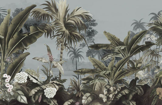 Tropical Flower & Tree Wall Murals