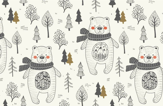 Forest Bear Wall Murals