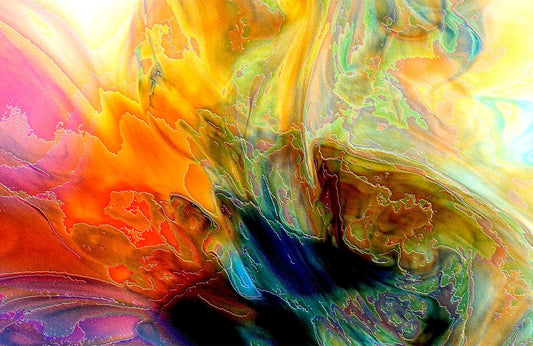 Free Abstract Watercolour Wall Murals