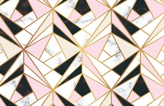Geometric Marble Wall Murals