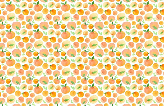 Gradient Orange Wall Murals