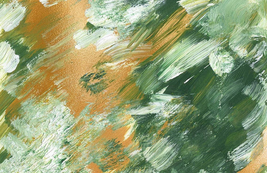 Green&Orange Palette Wall Murals