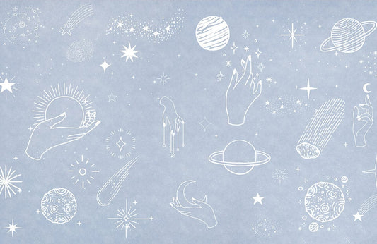 Blue Star Wall Murals