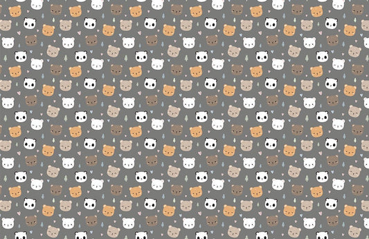 Bear Icon Wall Murals