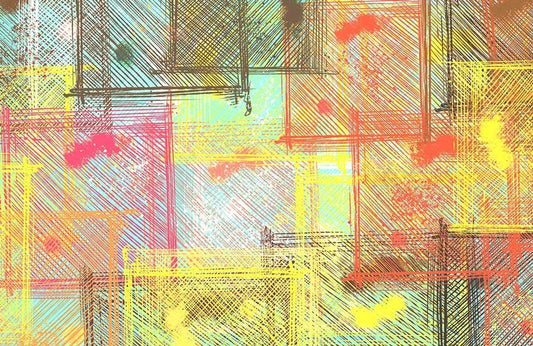 Mesh Fabric Wall Murals