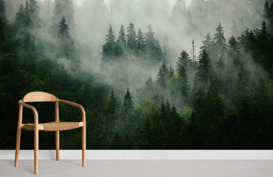 Misty Forest Wall Murals