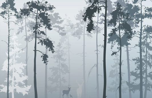 Morning Fog Wall Murals