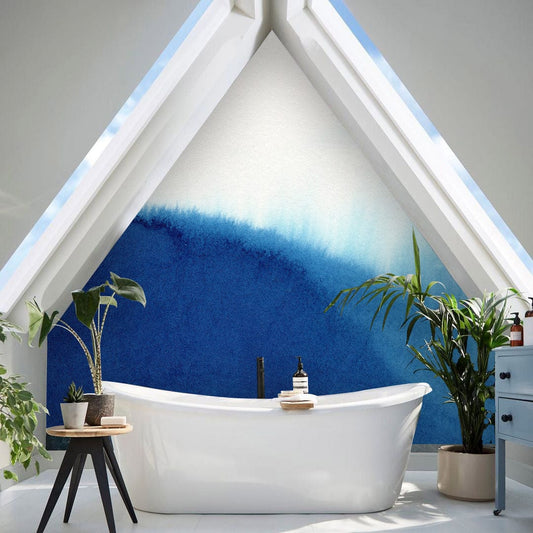 Ombre Blue Ink ll Wall Murals