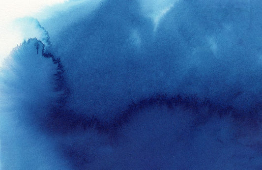 Ombre Blue Ink Wall Murals