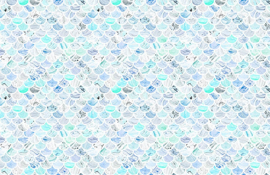 Blue Marble Tiles Wall Murals