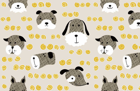 Various Dog Wall Murals