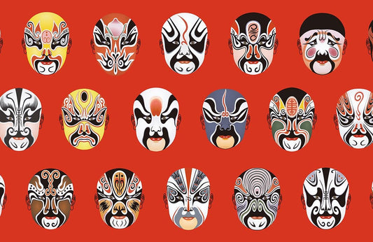 Opera Masks Wall Murals