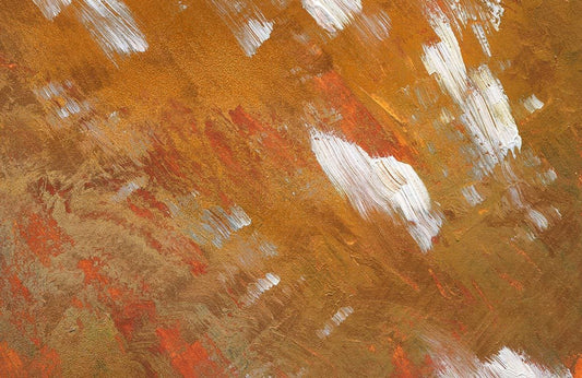 Orange & White Wall Murals