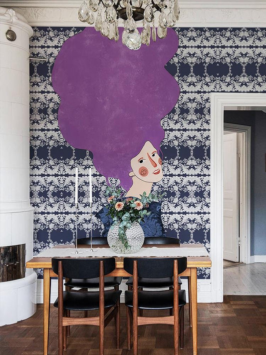 Modern Lady Wall Murals