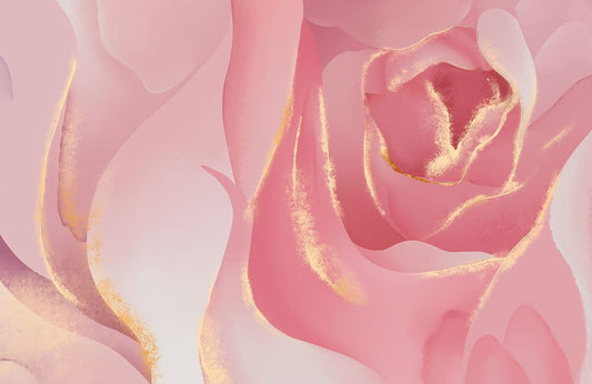 Pink Rose Wall Murals