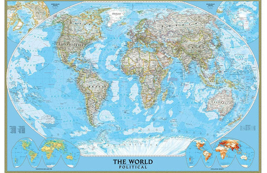 Political Map Wall Murals