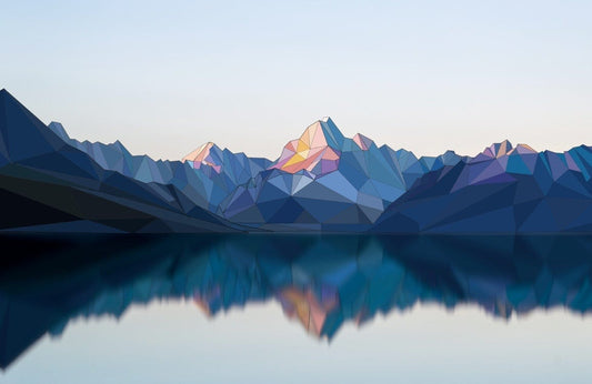 3D Mountain Wall Murals