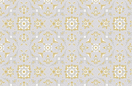 Yellow Tile Wall Murals