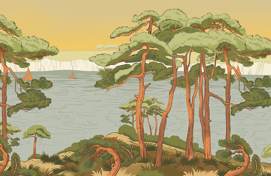 Riverbank Wall Murals