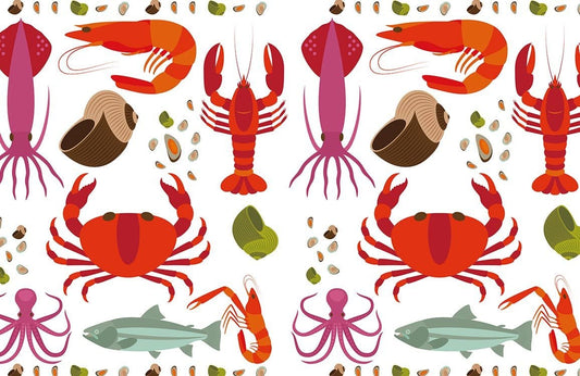 Seafood Wall Murals