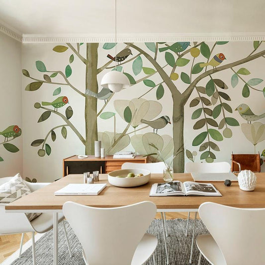 Spring Saplings Wall Murals